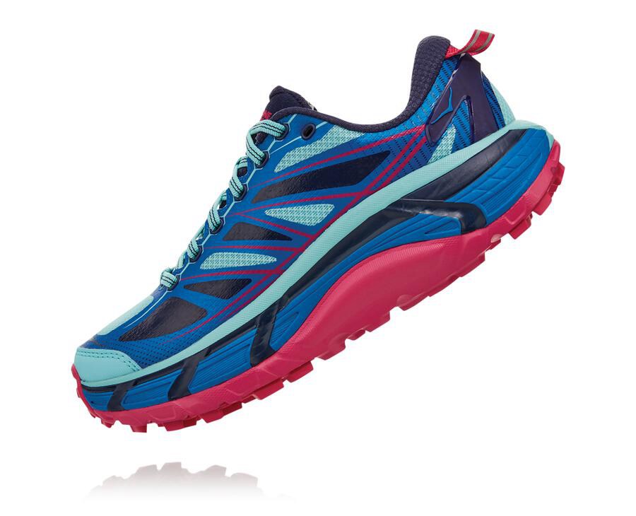 Zapatillas Trail Hoka One One Mujer - Mafate Speed 2 - Azul Marino - SKX219357